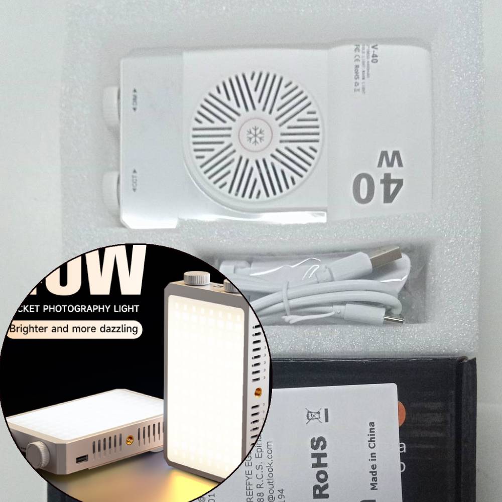 Photography Lighting Handheld - Ręczna lampa doświetlająca 2800K-9000K, oświetlenie fotograficzne,