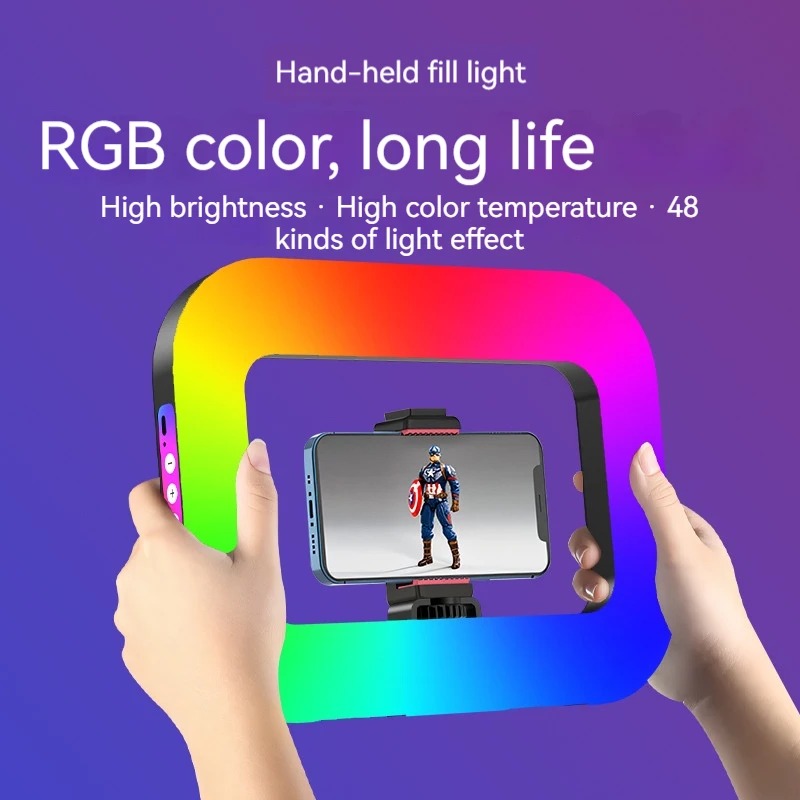 Przenośna lampa pierścieniowa  – Photography Lighting Handheld recenzja i cena