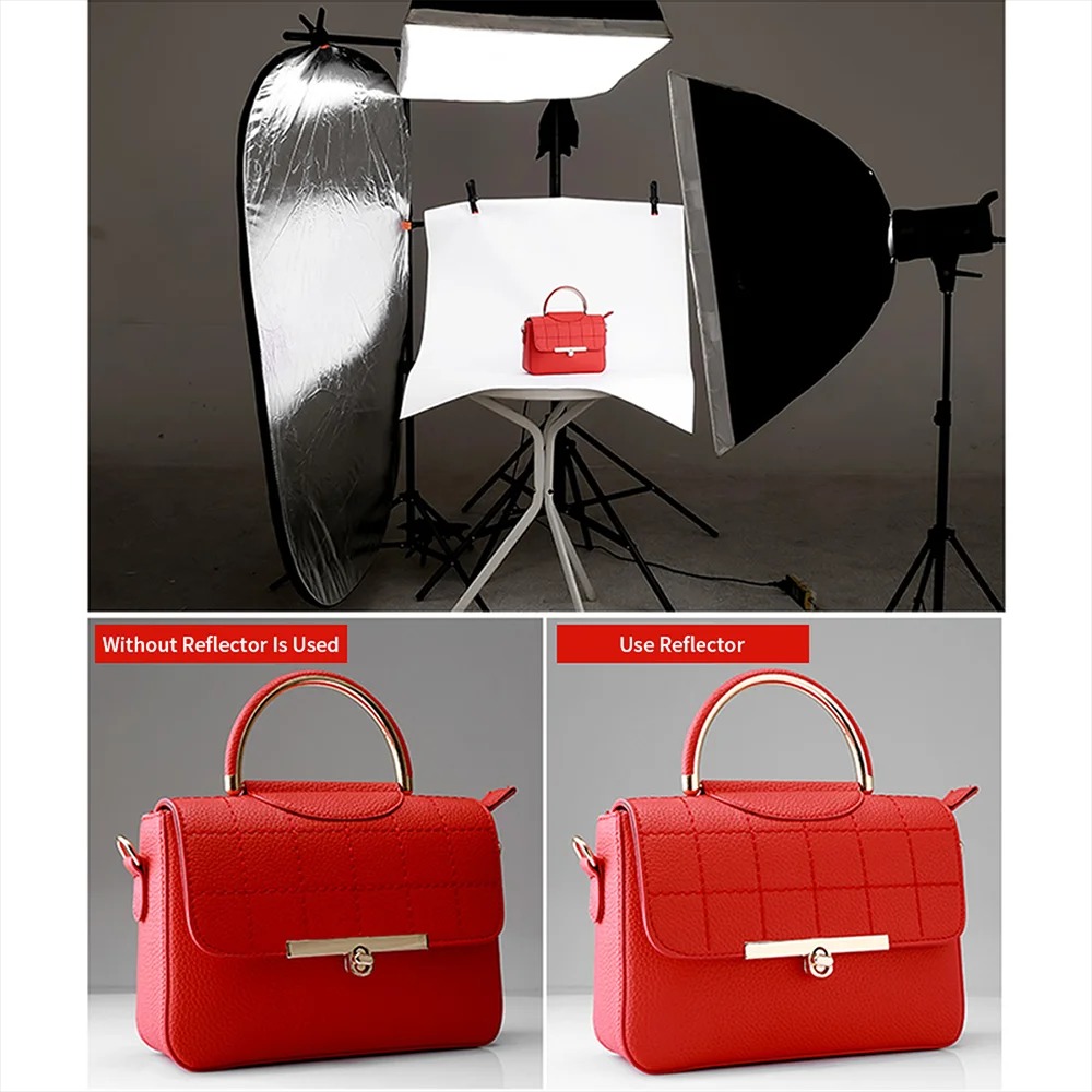 Owalny składany reflektor foto – Photography Lighting Meter recenzja i cena