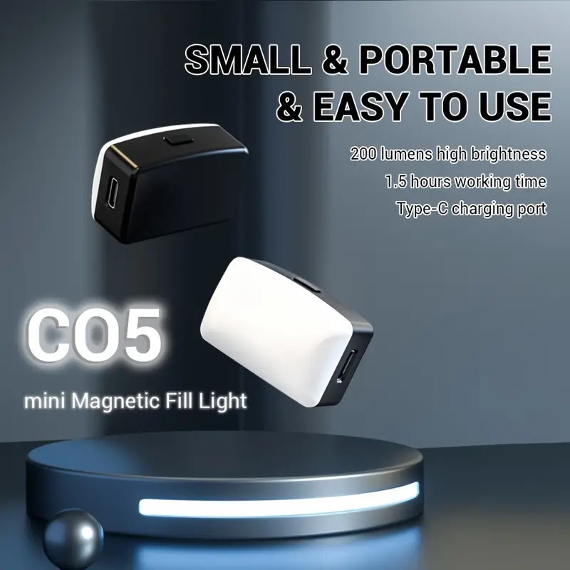 Mini magnetyczna lampa LED do  – Photography Lighting Description recenzja i cena